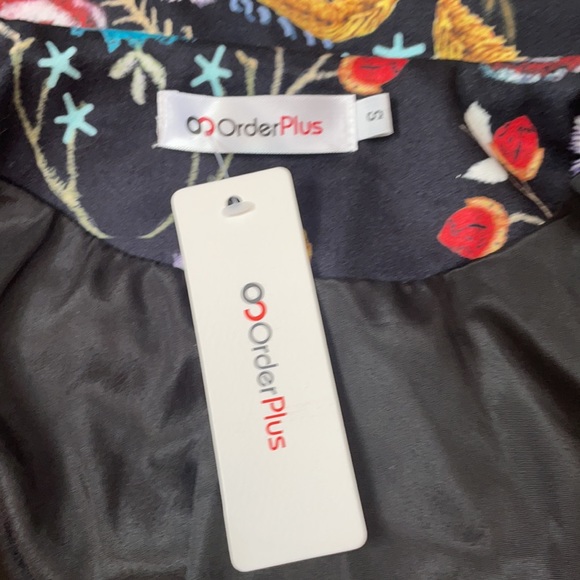Order plus floral print blazer jacket size S long - Picture 9 of 14